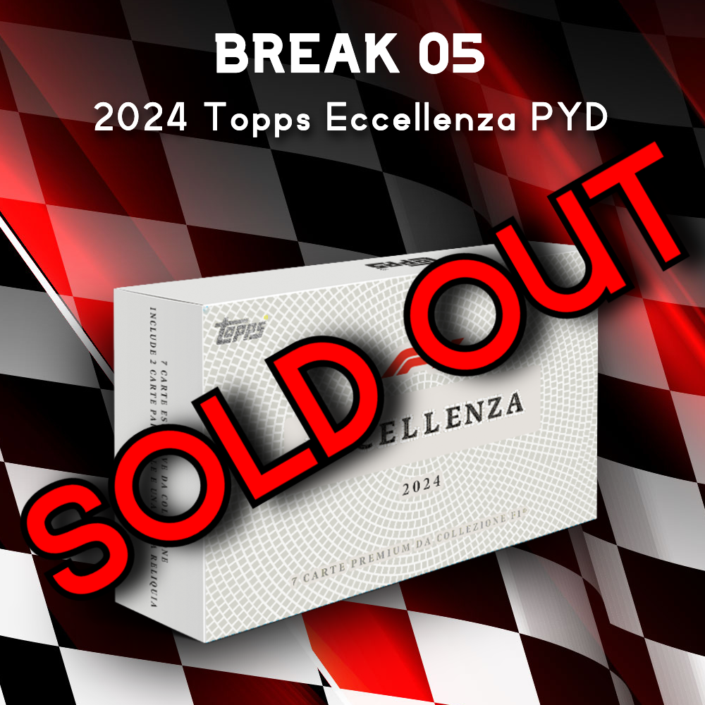 Break 05 - 1x  2024 Topps F1 Eccellenza Hobby Box PYD