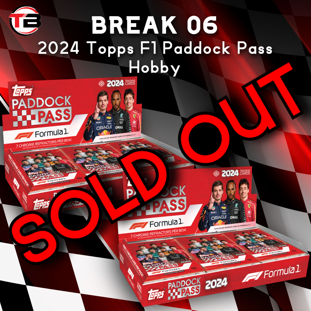 Break 06 - Topps Paddock Pass F1 2x Hobby Boxes PYD